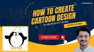 MS-Word Shapes Design | cartoon Design in Microsoft word |