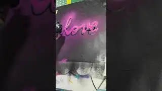 Como fazer letras neon na pintura