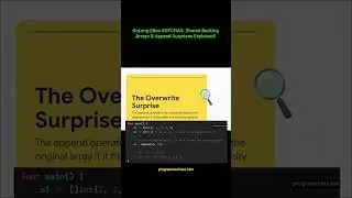 GoLang Slice GOTCHAS: Shared Backing Arrays & Append Surprises Explained! 