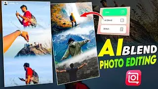 AI Blend Photo Collage Editing | Instagram Trending Story Tutorial