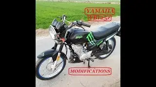 YAMAHA YB125z BEST MODIFICATIONS &  AfterMarket EXHAUST SOUND