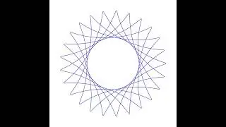 Animation of Spirograph with Fixed Pen Hole and  Variable Inner Radius