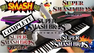 ALL FINAL DESTINATION (N64, Melee, Brawl, Wii U, Ultimate) THEMES - Super Smash Bros. ~ Piano