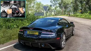Aston Martin DBS (2008) - Forza Horizon 5 (Steering Wheel + H-Shifter) Gameplay