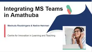 Integrating MS Teams in your course site in Amathuba