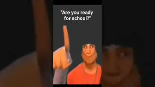 When they ask me if i'm ready for school #school #meme #funny