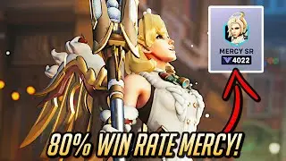 80% Win Rate Mercy To Grandmaster SR 💛 - Overwatch 2