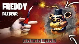 How to make Freddy's head out of clay | FNAF clay art tutorial