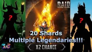Raid Shadow Legends - 20 Sacred Shards - FOUR Legendaires!!!