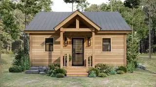 26' x 23' (7m x 8m) From Wood to Wonder – The Art of Tiny House Living