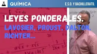 LAS LEYES PONDERALES EN QUÍMICA.