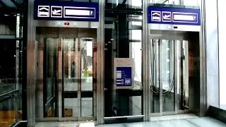 Epic, Priceless & Amazing traction glass elevators @ Montreal Trudeau Airport (YUL)