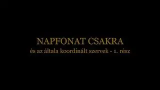 Beszélgetések Árendás László természetgyógyásszal - Napfonat csakra és általa koordinált szervek 1.