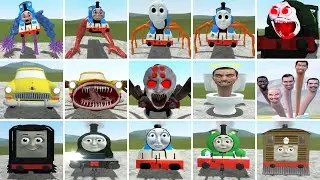 New Update Monster Thomas and Friends vs Cursed Thomas  VS SKIBIDI TOILET FAMILY in Garry's Mod!