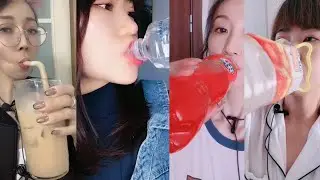 Asmr drinking sounds. 갈증날때 음료먹방 모음. 飲む音