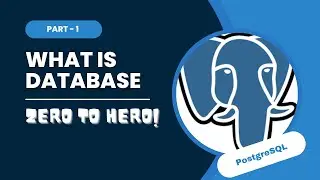 PostgreSQL: What is database | SQL | Easy to learn. #sqlserver #dbms #tutorial #beginners #database