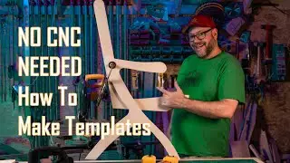 No CNC needed... Making templates for a chair.
