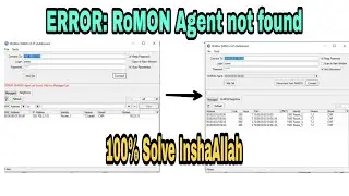 34 ERROR: RoMON Agent not found. Add it to Managed List || Bangla || Shohag IT Village