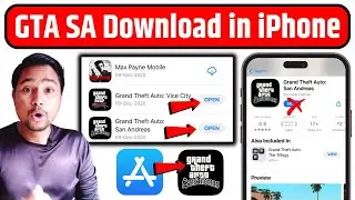 How to Download GTA San Andreas in iPhone | iPhone Me GTA VC Sa Kaise Download Kare | GTA Apple ID