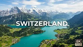 Switzerland | Relaxing Piano Music in 8K