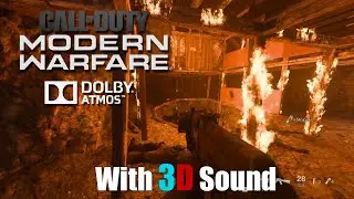 COD Modern Warfare 2019 campaign w/ 3D spatial sound (Dolby Atmos HRTF)
