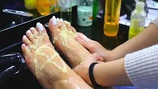 ASMR FEMALE FOOT MASSAGE  (REFLEXOLOGY) Miss ECE