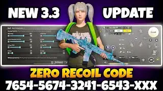 BGMI SENSITIVITY SETTINGS | BGMI SENSITIVITY CODE 🔥 TODAY | BGMI 4 FINGER CONTROL CODE.