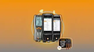 FREE set of water pump pliers with Testo Flue Gas Analysers
