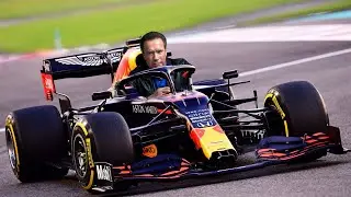 Arnold Swazeneger Drives a Formula 1 Car