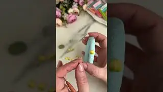 Весенний браслет из полимерной глины своими руками