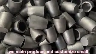 graphite crucible out of furnace, ready to to packing and delivery