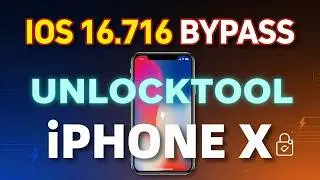# iPhone X iOS 16.7.16 Passcode & iCloud Bypass Using UnlockTool | WISETECHZM