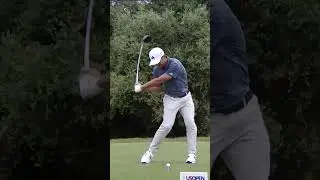Xander Schauffele's swing in slow motion 💥 