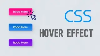 CSS Button Hover Effects Using HTML & CSS✔️