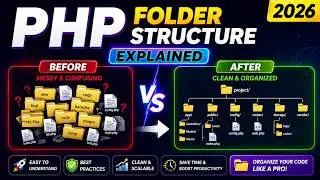 PHP Folder Structure Explained | How to Organize PHP Project | PHP Tutorial 2026