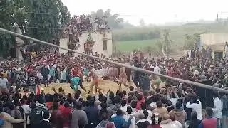 पुलिस द्वारा खतरनाक कुश्ती दंगल देवा थापा //deva thapa ki kushti🔥मेला गोविंद साहब #video
