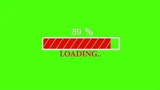 LOADING BAR GREEN SCREEN FREE NO COPYRIGHT