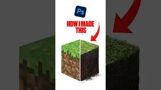Así hice este PÓSTER de MINECRAFT con #photoshop