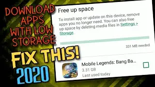 How to download Applications even when you're low storage