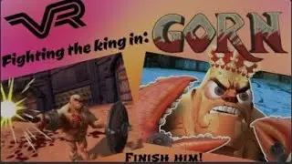 killing titans a short guy and a king in GORN VR