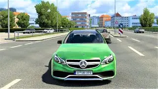Bremen to Humburg - Mercedes E63 577 bg - ETS2 // Logitech G29 Gameplay