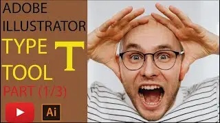 Adobe illustrator tutorial for beginners | type tool in illustrator part (1/3) | Design with Anees