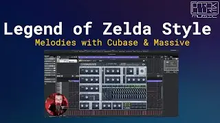 Legend of Zelda Style Melodies with Cubase, Massive - Retro RPG Inspired Music - Stream Highlights