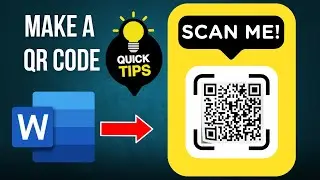 Create dynamic QR code in Word | No Add-On (Quick & Easy)