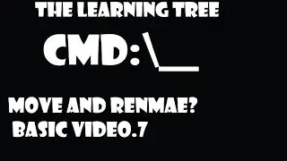 How to Move and Rename Directory using CMD