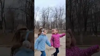Elsa and her sister at school