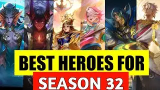 Top 15 Meta Heroes To Solo Rank Up Season 32 ||  mobile legends bang bang tier list 2024