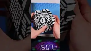 Enormous Mirror Cube WORLD RECORD #shorts