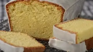Lemon Frosted Pound Cake Recipe Demonstration - Joyofbaking.com
