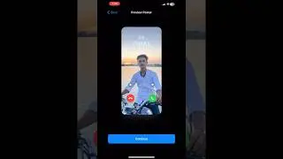 How to set contact photo in  iPhone .#new feat uresreel#ios17 #capcut #trendingshorts #foryou
